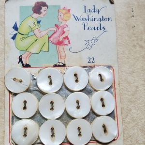 Vintage button set Sewing Clothing Costume